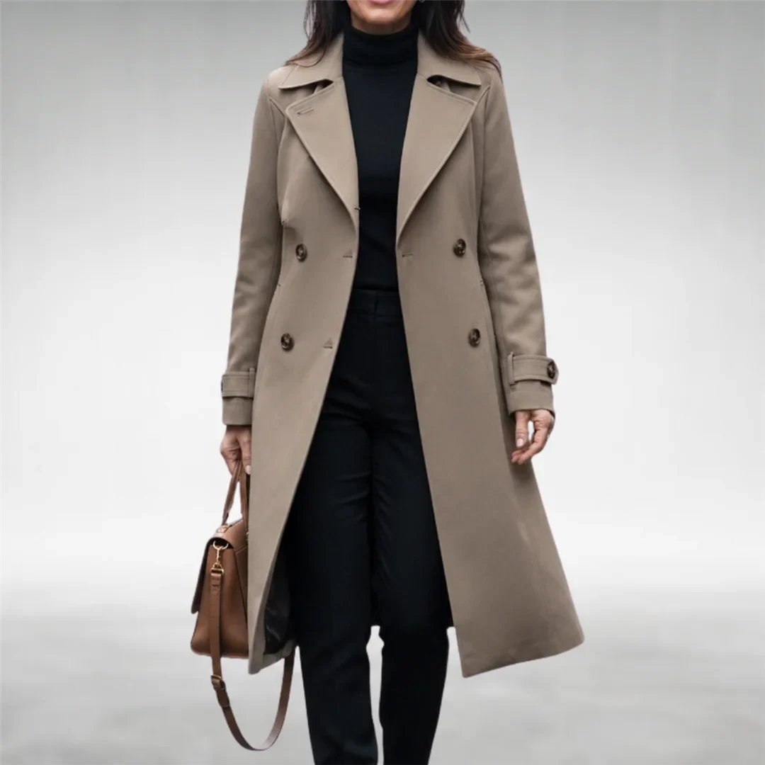 Olivia | Trenchcoat s fleecovou podšívkou