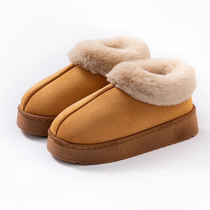 Kamila | Zimní Nazouváky na Platformě s Kožešinou